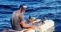 Coast Guard Rescues Cuban Who Floated to Florida on Homemade One-Man Raft