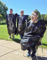A Pie in the Face for a Purpose: Legend Senior Living’s CEO, COO, and CFO Get Pied to Support the Alzheimer’s Association