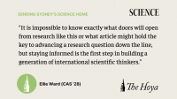 SENDING SYDNEY’S SCIENCE HOME | Why You Should Watch International Headlines
