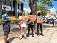 ‘Enough is enough’, activists take utility bill fight to APUA