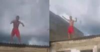 Cuban tattoo artist remains detained along with his wife after protesting from the roof of their home in Sancti Spíritus