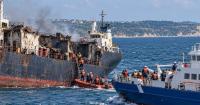 Cargo ship sinks off Bulgarian coast after being hit by drone