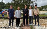 Mayor Benjamin Magalong joins PSC chair in inspecting Baguio sports facilities