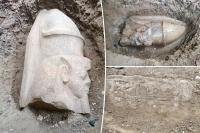 Massive 28-foot statue of biblical pharaoh who enslaved Israelites unearthed — by accident