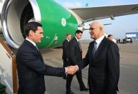 President of Turkmenistan arrives in Azerbaijan on official visit