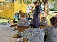 Author joins Nature’s Mountain Classroom for treasure hunt
