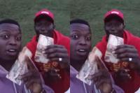 Students from Kaptumo Kenya Medical Training College flaunt Ksh 1,000 given to them to attend RUTO’s roadside rally during his visit - Ground is tough (VIDEO)