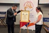 Armenian Bar Association Presents Hrant Dink Freedom Award to Dr. Edita Gzoyan for Courageous Defense of Historical Truth and Academic Independence