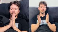 Indian wife's Navratri bhajans keep waking Romanian husband, internet loves his reactions