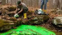 Fluorescent dye helped scientists locate the original water source feeding the longest known cave system on Earth