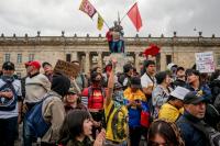 Colombia’s left flexes its muscles in first street protests against De la Espriella