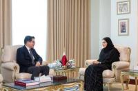 Minister of State for International Cooperation meets Korean Ambassador