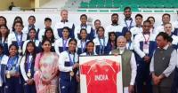 PM Modi Felicitates Asian Games Medalists In Delhi