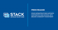 STACK Infrastructure Supports Huntington High School with $80,000 Community Investment