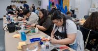 Glass mosaic workshop brings local art, island inspiration together