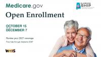 Medicare Open Enrollment Begins Today; Free Alabama Counseling Available