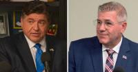 Drinks and interruptions: Pritzker, Bailey meet in only governor debate of Illinois election cycle