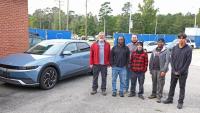 Hyundai donates electric vehicle to Southeastern Community College for hands-on training