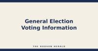 Important General Election Information for Voters