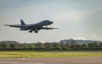 Outside rural England air base, distant war suddenly feels close