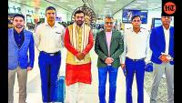 High-level Haryana delegation led by Saini arrives in Sweden