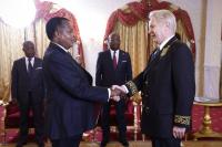 Russian ambassador presents credentials to the president of the Congo