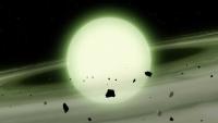 Astronomers discover first-ever green star