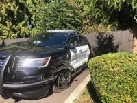 Oregon City Police Car Totaled After Wrong Way Driver Crashes Into It
