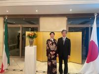 Japan Embassy Hosts Reception Honoring MUTOH Keiko on Conferment of Order of the Rising Sun