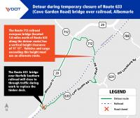 Cove Garden Road to close for bridge deck replacement in Albemarle County