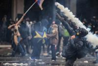 Argentine protesters, police clash at demo over university funding