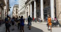 The United States imposes sanctions on the International Trade Bank of Cuba for its ties to an Iranian entity.