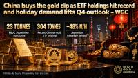 China buys the gold dip as ETF holdings hit record and holiday demand lifts Q4 outlook – WGC