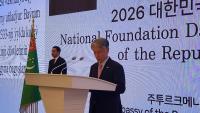 Korea’s National Foundation Day and Armed Forces Day Celebrated in Ashgabat