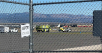 Plane carrying 2 crashes landing at Helena airport; none injured