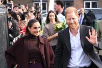 Meghan says ‘it’s great to be back’ as she joins Harry at first joint engagement since UK return