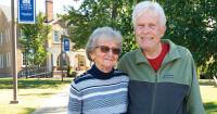 For 64th anniversary, local couple returns to spot where they first met