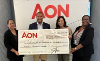 Aon Donates $15,000 To Children’s Coalition