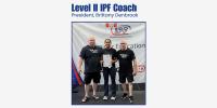 Brittany Denbrook Earns IPF Certification