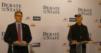 At U.S. House debate, Begich defends the war in Iran while Hill refuses to say which party he’ll caucus with