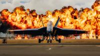 The Navy Picks Only 3 New Blue Angels Jet Pilots a Year. Each Trains for 18 Months to 3 Years to Fly a Super Hornet as Low as 50 Feet and Cross Another Jet at 400 Knots on Its Side