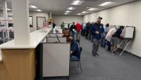 Thousands head to the polls on the first day of early voting in Iowa