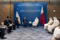 Amir, Uzbekistan president discuss prospects of bolstering relations