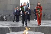 The Swiss Foreign Minister honored the memory of the victims of the Armenian Genocide.
