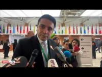 Azerbaijan presidential aide calls Armenia Security Council chief during interview with reporters in Yerevan