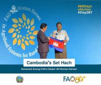 Cambodian Rural Community Leader Receives FAO Global Award in Rome