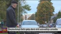 Drivers' diligence tested in 'white cane' campaign in Latvia