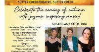 Mother Lode Friends of Music Presents Susan Lamb Cook Trio
