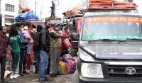 Dashain rush intensifies as thousands leave Kathmandu Valley