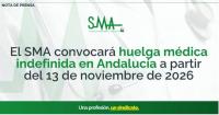 Andalusian doctors announce indefinite strike from November 13
